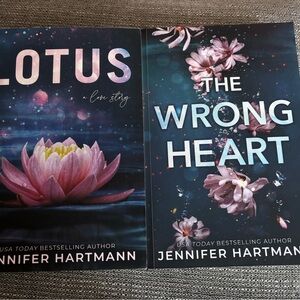 Jennifer Hartman Books- Lotus / The Wrong Heart - Paperback